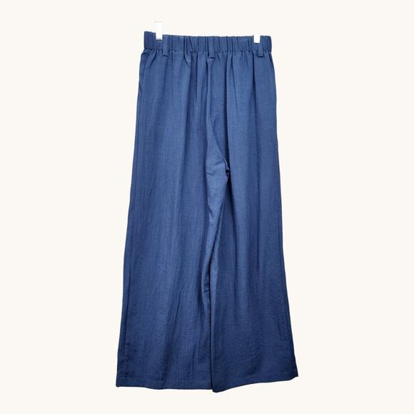 NWT Halara Pants Women’s Medium High Waisted Wide Leg Crinkle Pockets Activewear - Picture 3 of 12